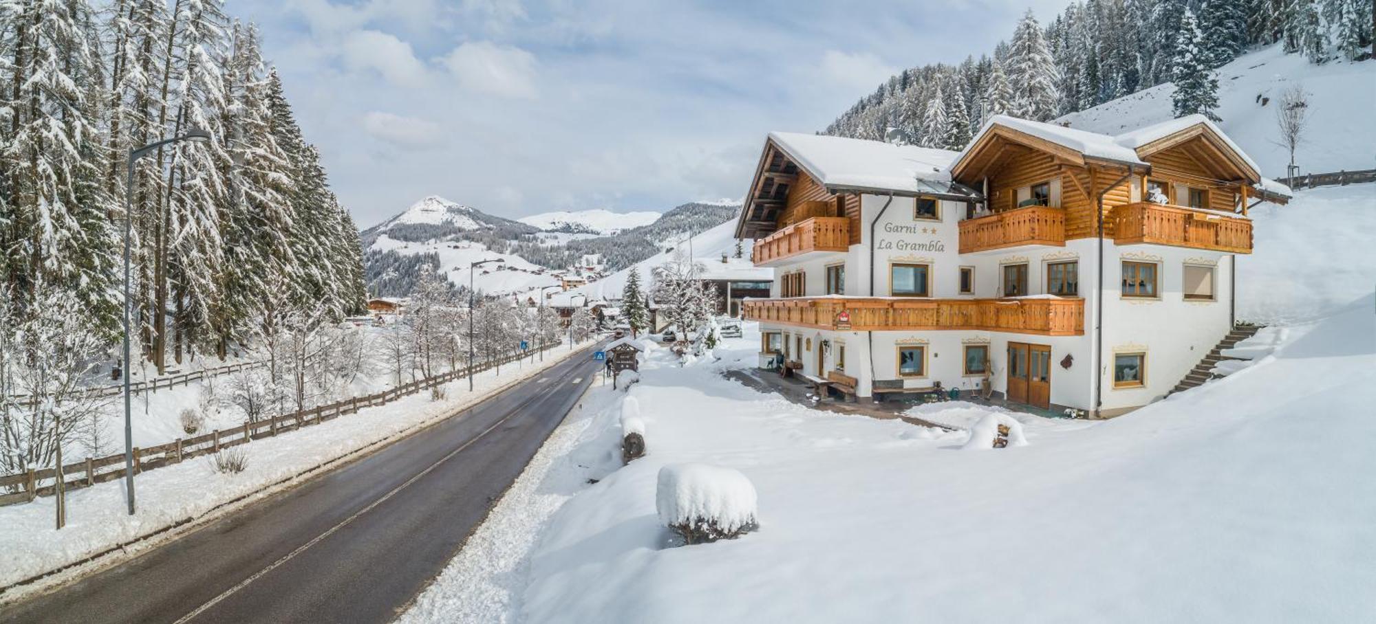 Hotel Garni La Grambla Selva di Val Gardena Exterior foto